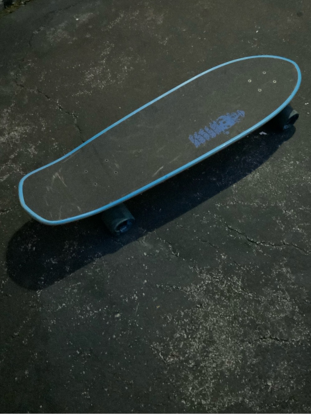 Globe Cruiser Skateboardmushroom Tropical Print 26"Deck Conical Wheels.